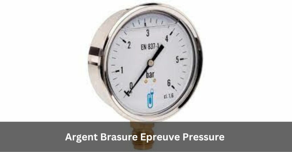 Argent Brasure Epreuve Pressure
