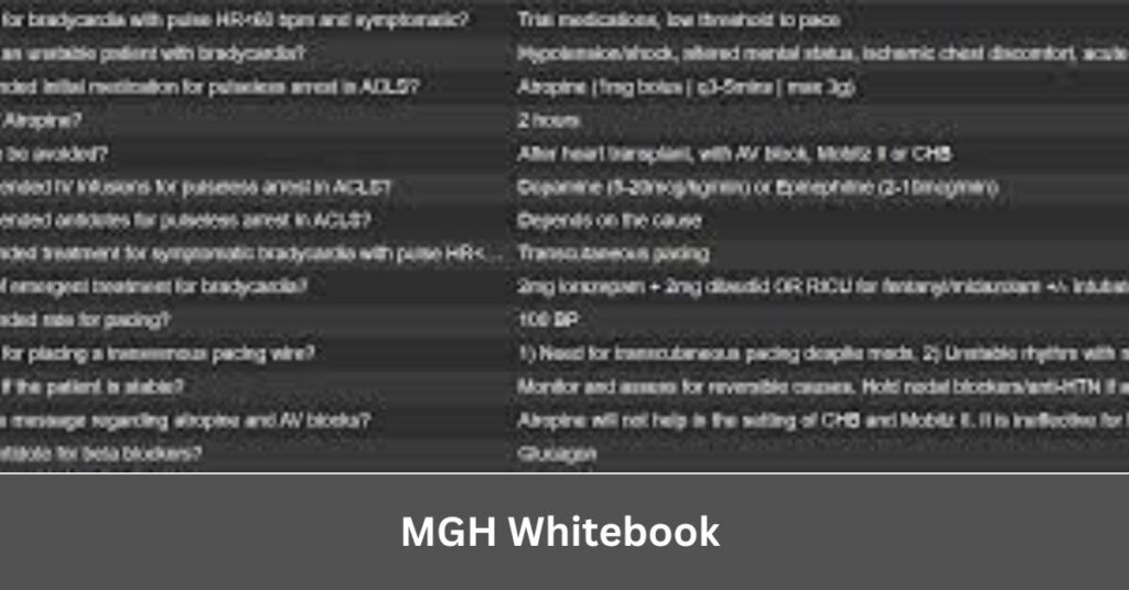 MGH Whitebook